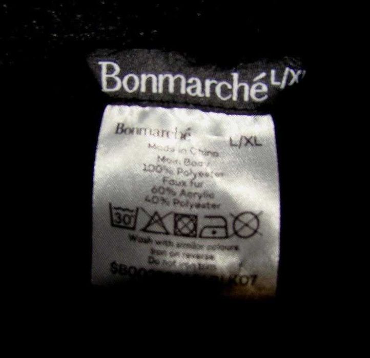 Тепле пончо (напівпальто) з хутром Bonmarché р.р.l-5xl
