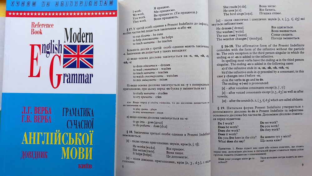 Граматика сучасної англійської мови довідник із вправами Верба Л. Г.