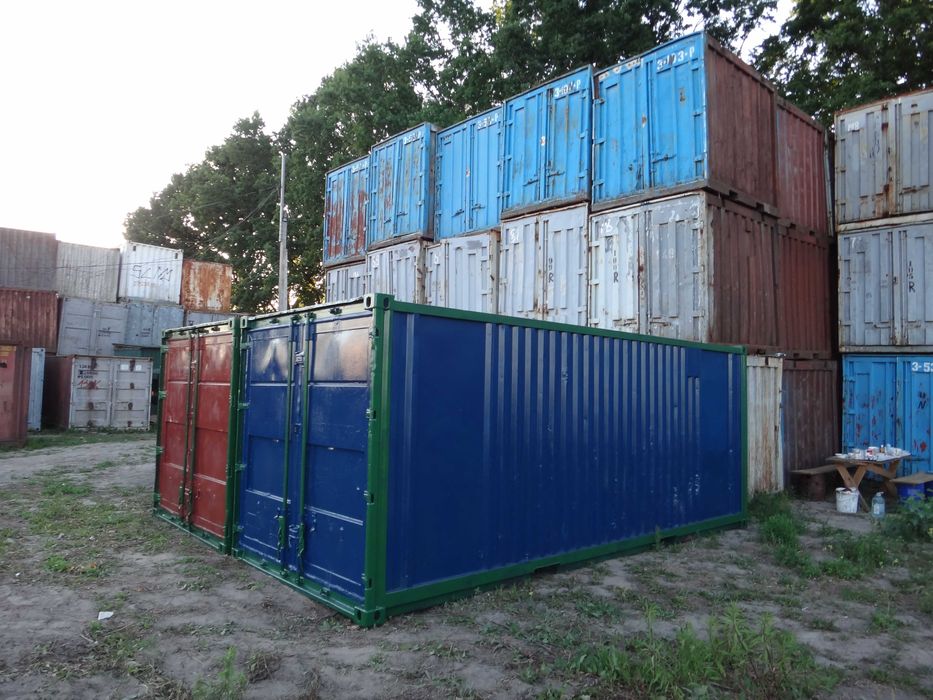 Контейнер морской 20 футовый (тонный) Доставка в любую точку Украины
