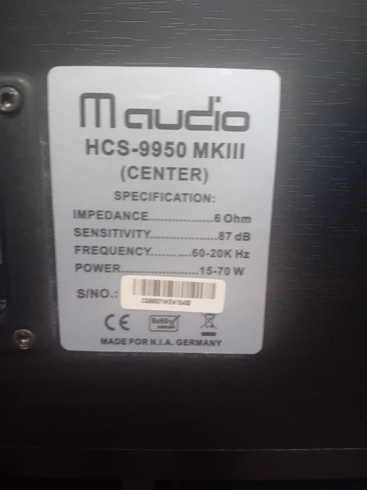 Kino domowe amplituner głośniki i kolumny