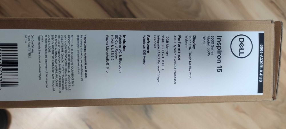 Laptop Dell Inspiron 15 3000