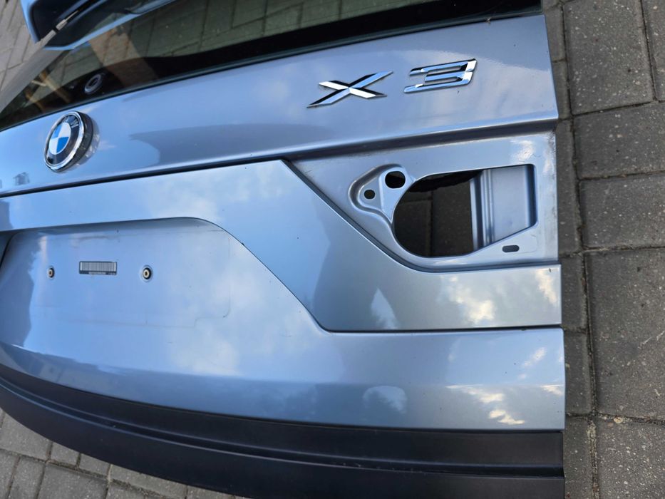 BMW X3 E83 Klapa Bagażnika Szyba Tył BLUEWATER 896/5 Org Lakier