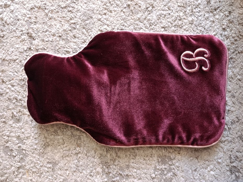 Грілка з велюровим чохлом