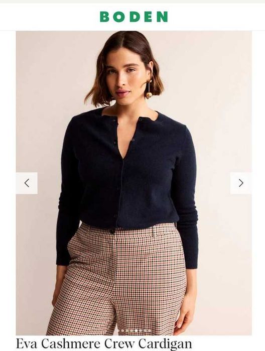 Базовый кардиган 100% кашемир из последних коллекций от boden