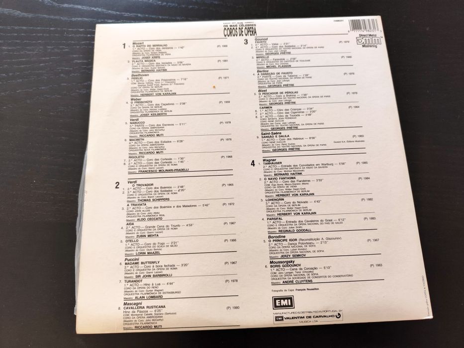 Lote de 2 Discos Vinil - Opera - Luciano Pavarotti (Duplos)