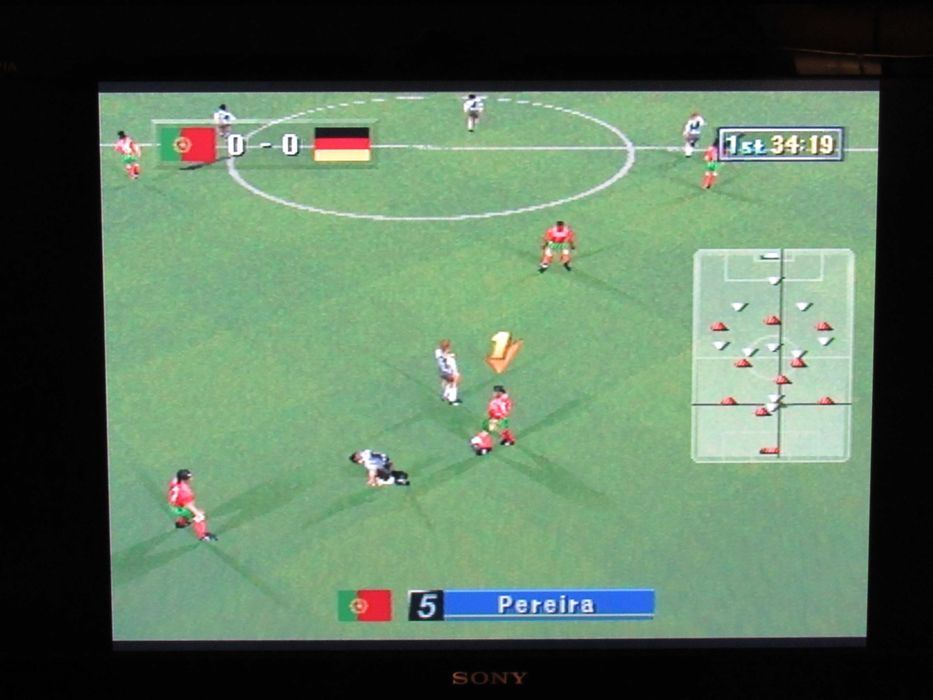 Jogo Sega Saturn Sega Worldwide Soccer 97 completo