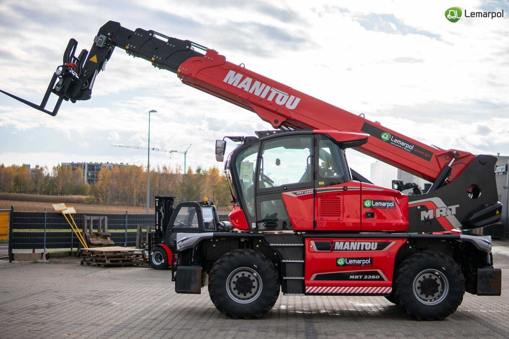 Ładowarka teleskopowa obrotowa Manitou MRT2260 Vision +, nowa 2026 rok na stanie, leasing fabryczny poniżej WIBOR!, wynajem, wynajem + zakup.