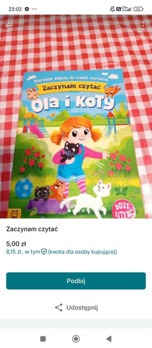 Książki 3 szt początki czytania