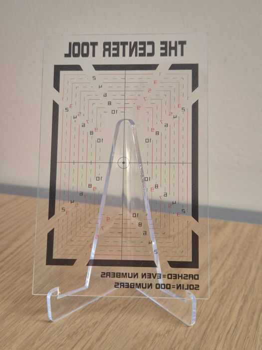 Centering Tool - the center tool