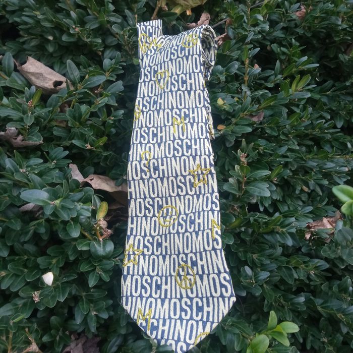 Галстук из натурального шелка Moschino