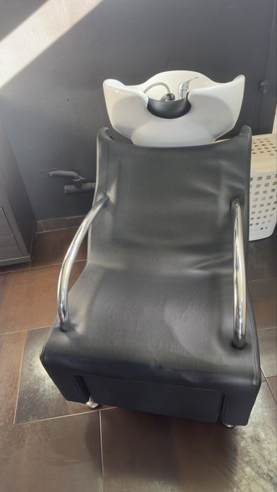 Rampa de lavagem para cabeleireiro ou Barbeiro