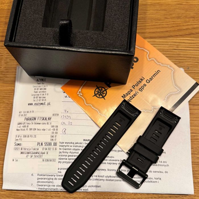 Garmin Fenix 7X PRO Titanium Sapphire Solar 51 mm