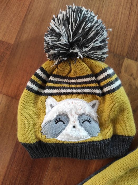 Nowy Komplet czapka 42 cm szalik Cool.Club