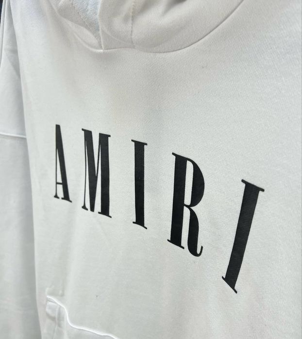 Худі Amiri Logo White / Black