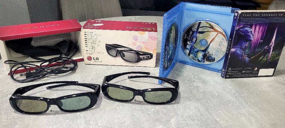 BLU-RAY 3D AVATAR plus okulary3D LG