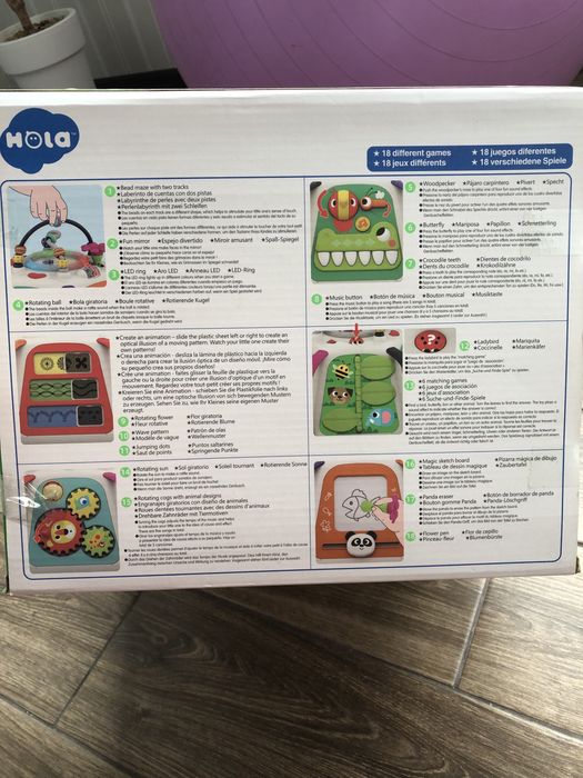 Розвиваючий ігровий центр, куб, сортер hola