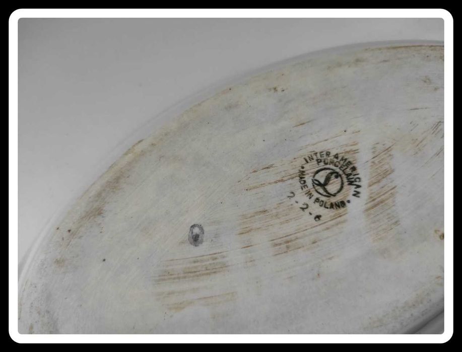 Półmisek 24 cm x 12 cm Lubiana kwiatki