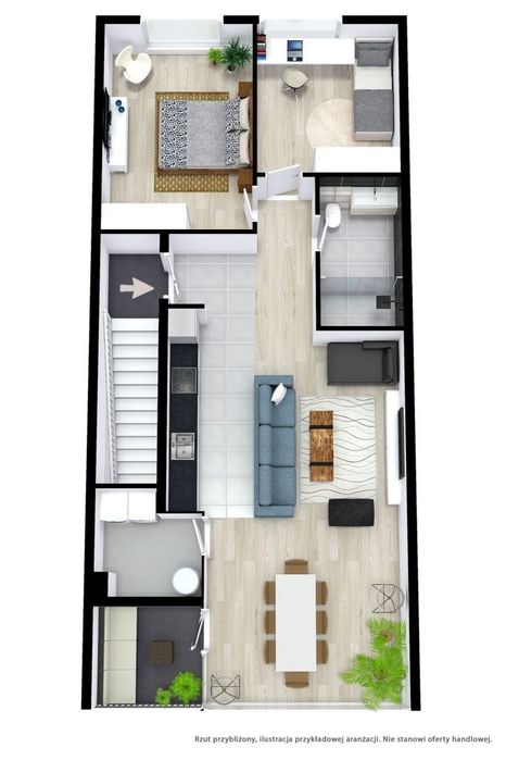 Nowoczesny apartament z tarasem, nowa inwestycja,