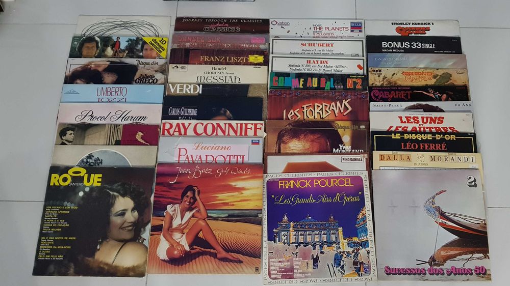 Lote de lp´s variados e coletâneas diversas