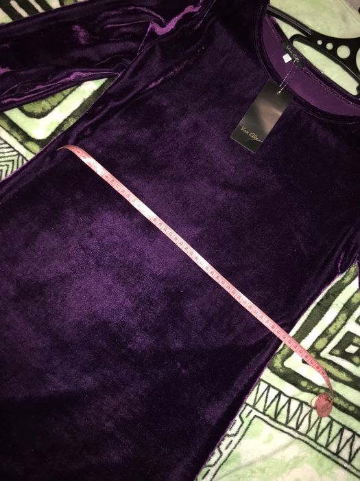 Велюрова сукня с биркой