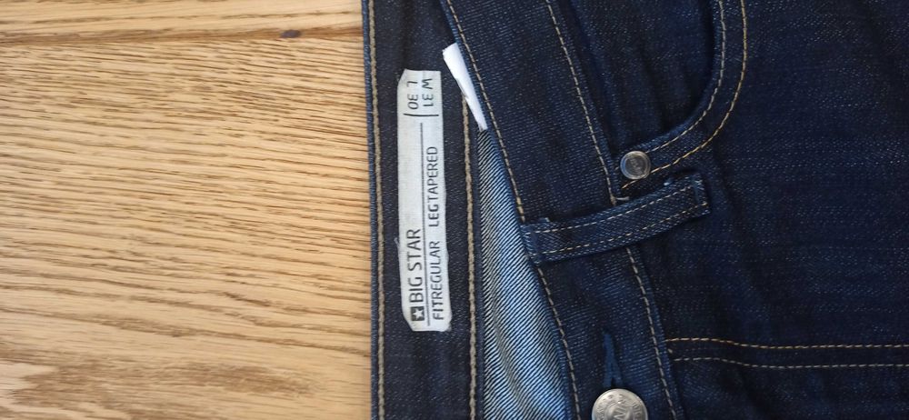 Spodnie kobiece jeans granatowy big star