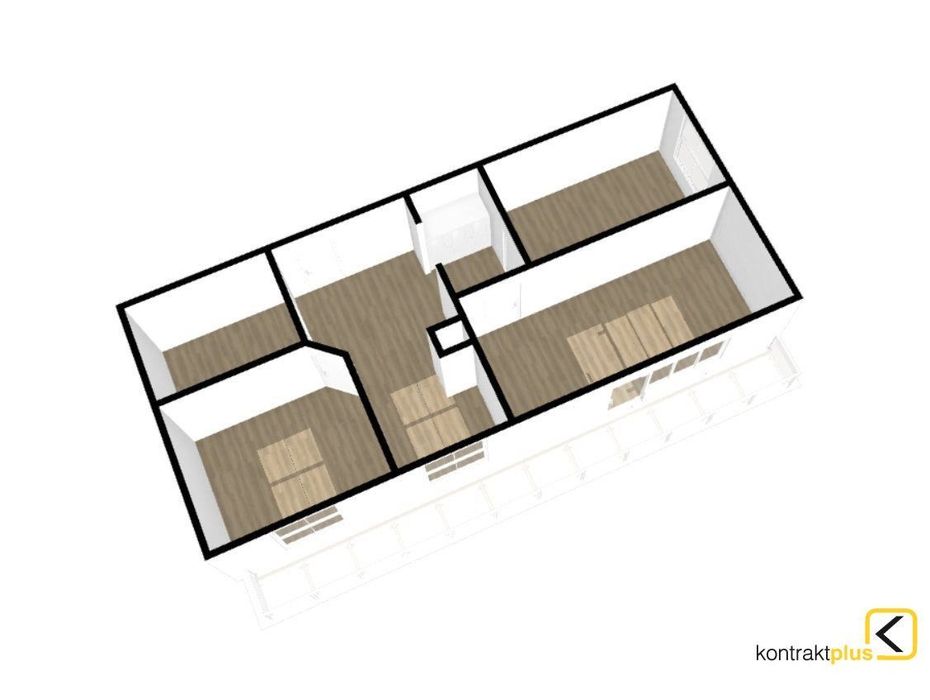 Nowoczesne 3 pokoje po remoncie | Ogromny balkon
