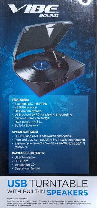 USB Turntable - Gira Discos