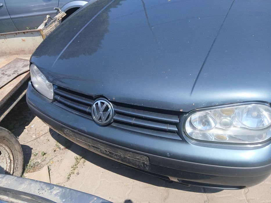 GOLF IV 1.6 AKL DLP LC7V maska pokrywa silnika klapa bagażnika zderzak lampa reflektor pas przedni stop lampy halogeny przeciwmgłowe odblaski grill atrapa