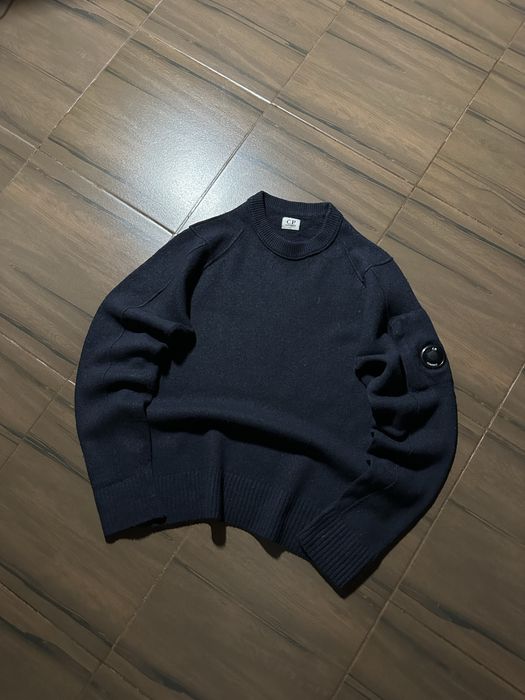 C.P. Company Wool Navy Sweater Old Money оригінал