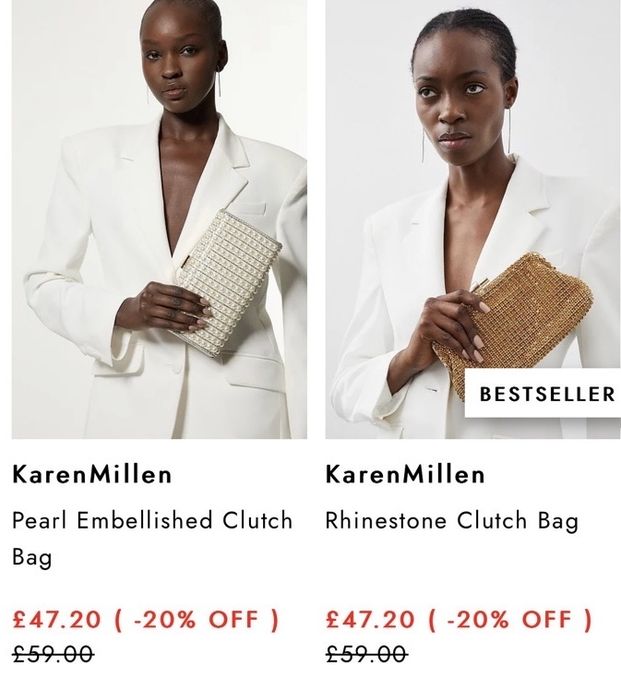 брендовый кошелек кожаный Karen Millen