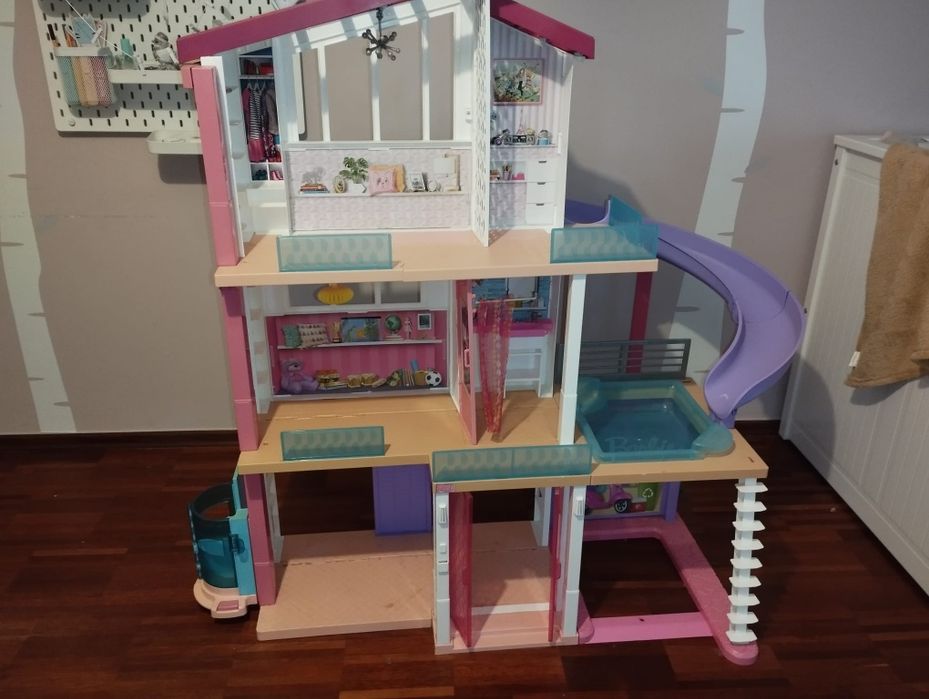 Domek Barbie duży Matel z wyposażeniem gratis