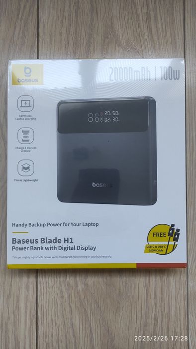 Павербанк Baseus 100W 20000mAh