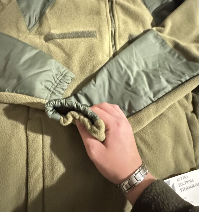 Фліска військова утеплена, тактична, олива | Розмір L/R | Стан нова