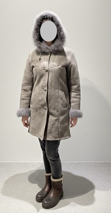 Kożuch naturalny damski