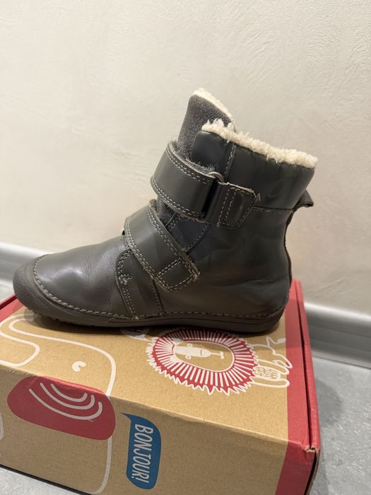 Зимові чоботи для дівчинки d.d. step barefoot