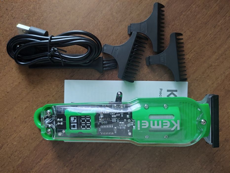 Машинка тример для волосся і бороди Kemei KM-1133 стрижка безкоштовно