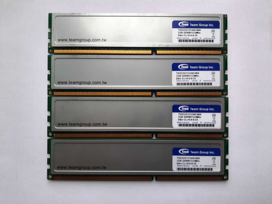 Набір 8Gb Team Elite DDR3 Оперативна Пам'ять 1333MHz TED32G1333HC9BK