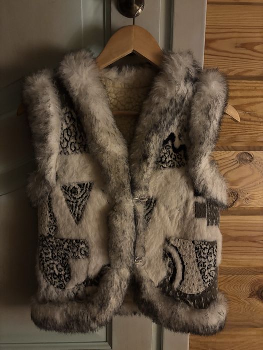 Жилеточка з овчини, довжина по спинці 47 си