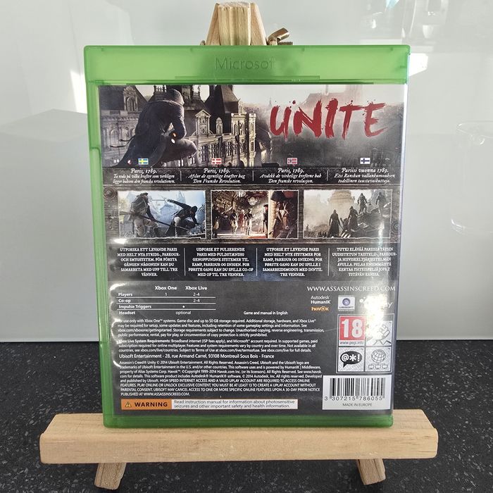 Assassin's Creed UNITY xbox one wersja PL