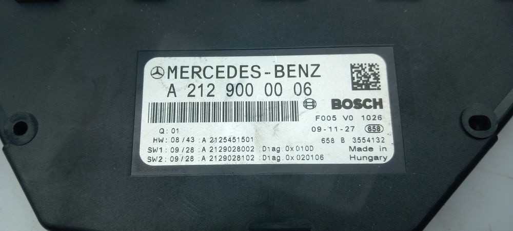 Caixa fusíveis / SAM / BSI MERCEDES-BENZ Classe E (W212)
