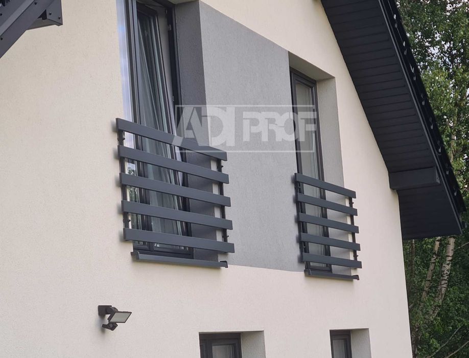 Balkon Francuski, Balkony Francuskie, Balustrada Natynkowe Aluminium