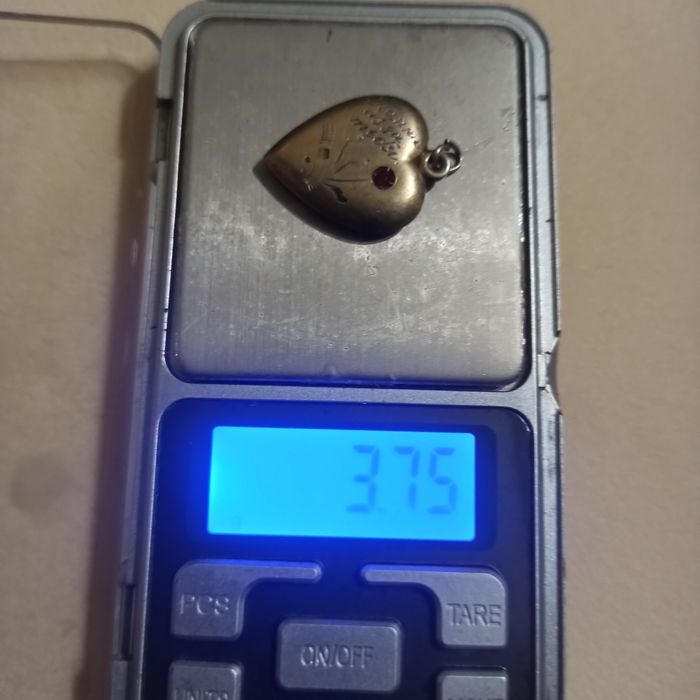 Кулон серебряный сердце