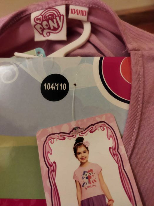 Sukienka 104/110 My Little Pony fioletowa