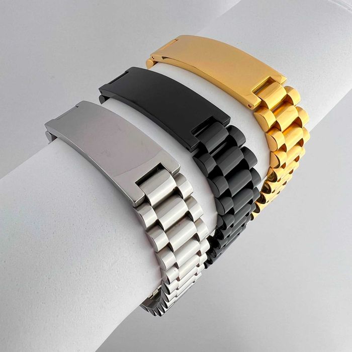 Масивний чоловічий браслет медична сталь ширина 15мм довжина 21,5см