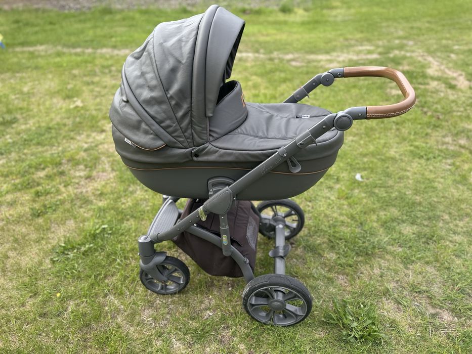Wózek Roan Bass Soft eko skóra 2 w 1