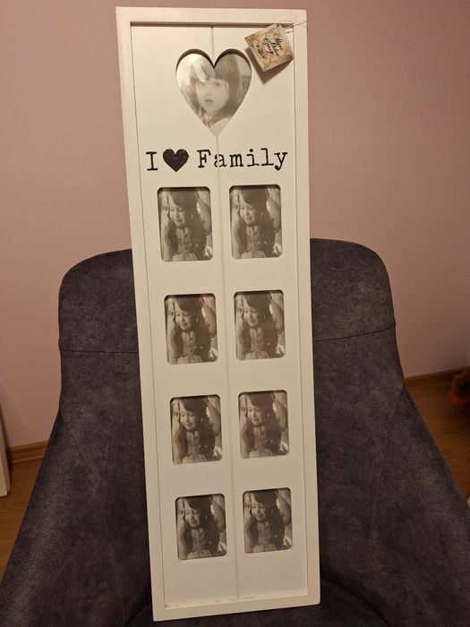 Ramka na 8 zdjęć 80 cm x 22 cm