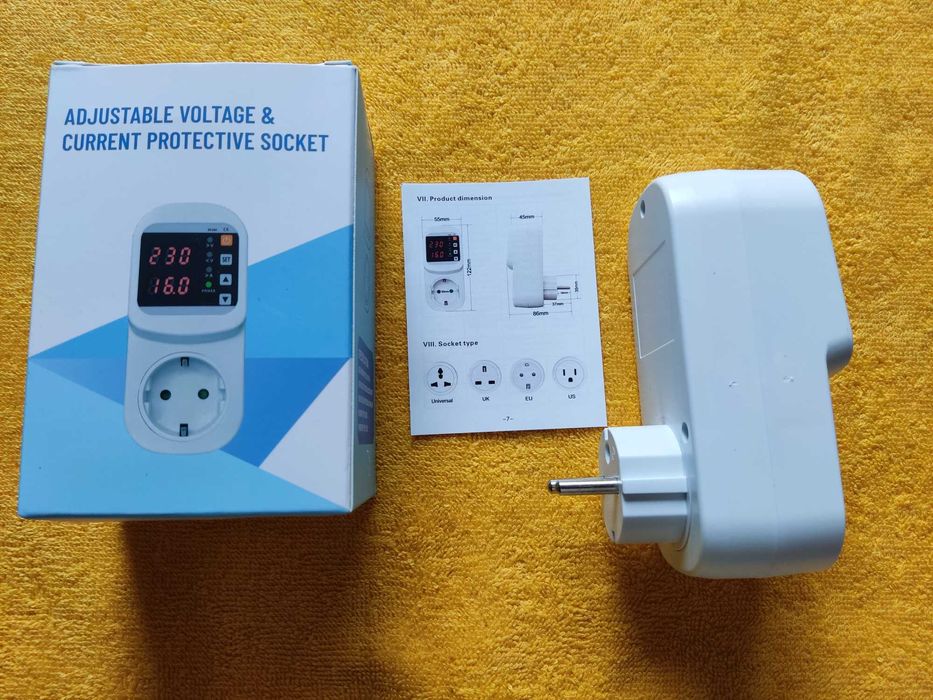 Реле контроля напряжения в розетку TOMZN 16A