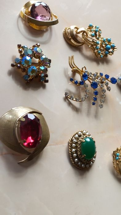 Брошки.Вінтаж.Чехія.