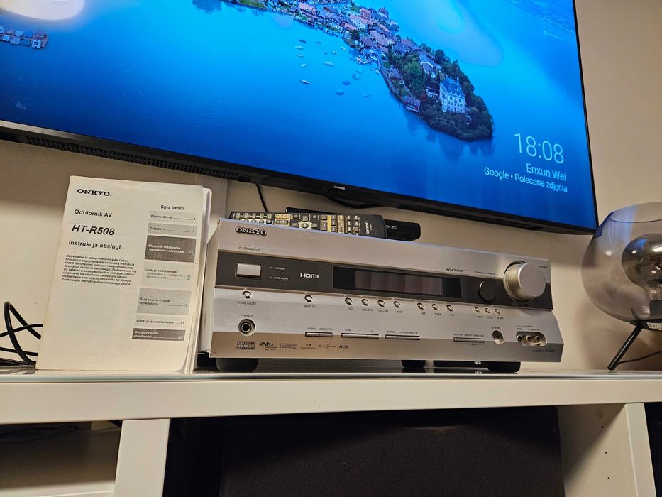OKAZJA Wzmacniacz Amplituner stereo bluetooth optical Onkyo ht r508