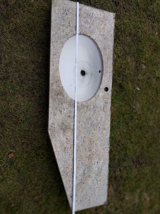 Blat marmurowy ze zlewem